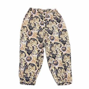 By Anthropologie Odette Paisley Print Harem Pants Size S Boho Hippie Festival
